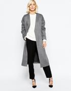 Gestuz Telstar Belted Coat - Gray