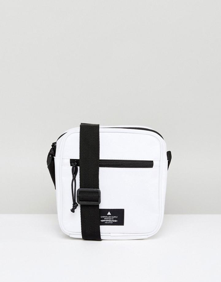 Asos Flight Bag In White - White