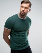Fred Perry Twin Tipped T-shirt In Green - Green