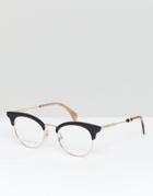 Tommy Hilfiger Optical Cat Eye Glasses In Black - Black
