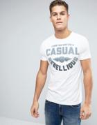 Esprit T-shirt With Graphic Print - White