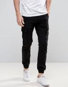 Jack & Jones Intelligence Slim Fit Cuffed Pants - Black