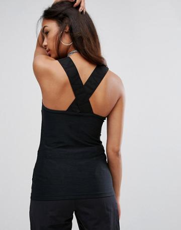 Back By Ann Sofie Back Round Logo Tank - Black