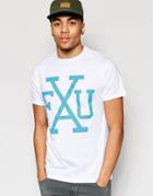 Friend Or Faux T-shirt Large Logo Print - White