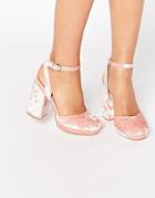 Asos Putney High Heels - Pink Velvet