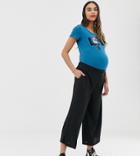 New Look Maternity Culottes In Black - Black