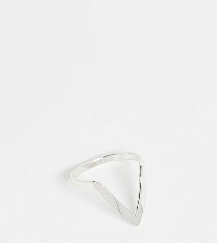 Kingsley Ryan Exclusive Sterling Silver Shaped Ring