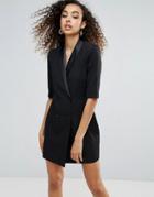 Unique 21 Tailored Blazer Dress - Black