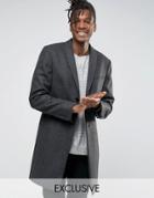 Noak Skinny Smart Overcoat - Gray
