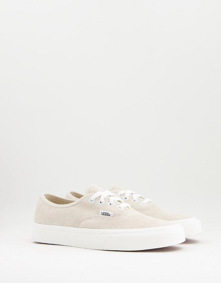 Vans Authentic Suede Sneakers In Sandshell-neutral