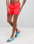 Jack & Jones Swim Shorts Sunset In Coral - Pink