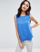 Only Maian Sleeveless Blouse - Blue