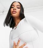 Asyou Seam Detail Top In White