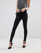 Replay Touch Super High Rise Skinny Jeans - Black