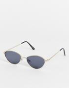 Maxdein Cateye Sunglasses With Gold Frame