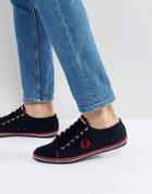 Fred Perry Kingston Twill Sneakers Navy - Navy