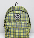 Hype Exclusive Yellow Check Backpack - Yellow