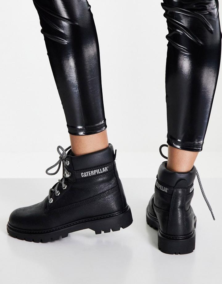Cat Footwear Lyric Lace-up Boots In Black