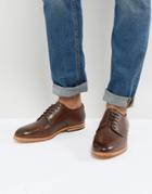 Hudson London Hadstone Leather Derby Shoes - Brown