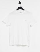 Farah Danny Organic Cotton T-shirt In White
