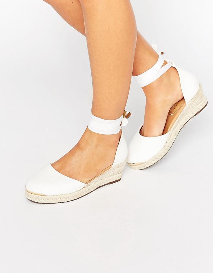Miss Kg Leonie Wedge Espadrille - White