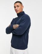 The North Face 100 Glacier 1/4 Zip Fleece In Navy