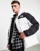 The North Face Himalayan Down Parka Hooded Jacket In White