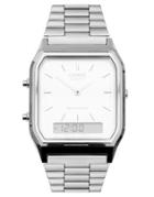Casio Aq-230a-7dmq Digital Bracelet Watch - Silver