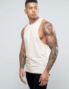 Asos Tank With Racer Back - Beige