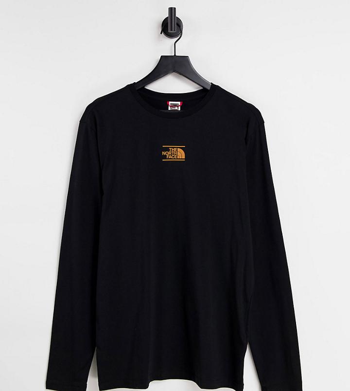The North Face Center Dome Long Sleeve T-shirt In Black - Exclusive To Asos