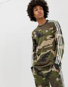 Adidas Originals Camo Long Sleeve T-shirt - Multi