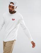 Brixton Stith Long Sleeve T-shirt With Small Logo - White