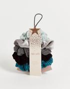 Kitsch Snowy Mint Hair Scrunchie Set-no Color