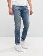 Replay Anbass Slim Fit Mid Wash Jean - Blue