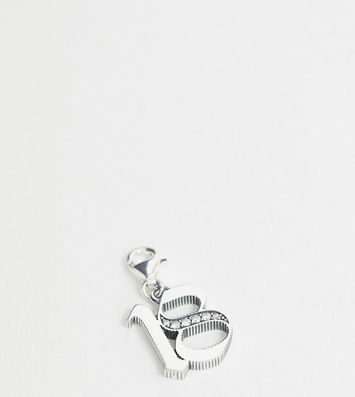 Thomas Sabo Sterling Silver 18 Charm - Silver