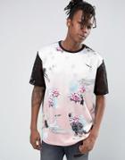 Jaded London T-shirt In Floral Print - Pink