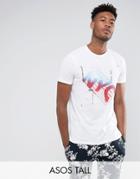 Asos Tall T-shirt With Nyc Print - White
