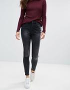 Only Studio High Slim Ankle Jeans - Gray