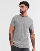 New Look Mini Stripe T-shirt In Mink-pink