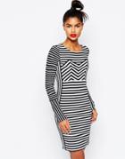 Sonia By Sonia Rykiel Stripe Body-conscious Knit Sailor Dress