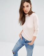 Vila Roll Neck Top - Pink