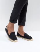 Soludos Black Canvas Espadrilles - Black