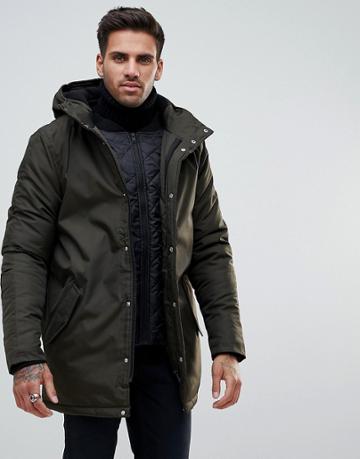 Kronstradt Hooded Coat - Green