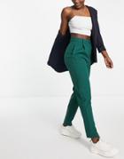 Heartbreak Tailored Pants In Teal - Part Of A Set-green