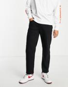 Selected Homme Organic Cotton Kobe Loose Fit Jeans In Washed Black