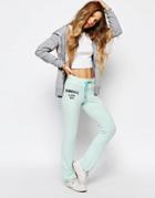 Wildfox Sunday I Love You Malibu Skinny Sweats - Green