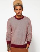Carhartt Heritage Crew Sweater Birdseye Knit - Red