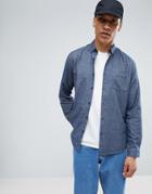 Common People Dobby Denim Shirt - Navy