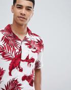 Only & Sons Tropical Short Sleeve Shirt - Pink
