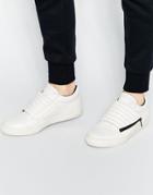 Aldo Yeroubaal Leather Low Sneakers - White